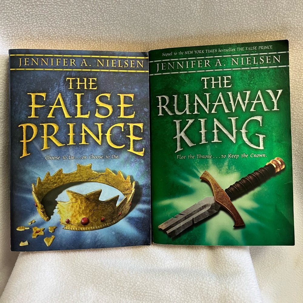 Jennifer A. Nielsen The False Prince & The Runaway King - Book lot of 2